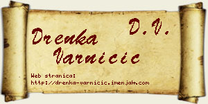Drenka Varničić vizit kartica